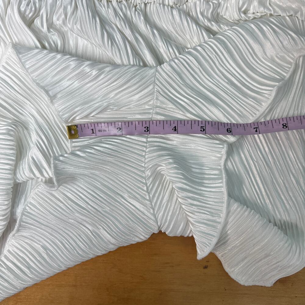 Womens Pleated Pull On Shorts Womens Small Fairy Coquette Angelcore Event Party - Picture 8 of 12